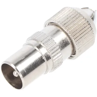 goobay Koax-Stecker mit Schraubbefestigung