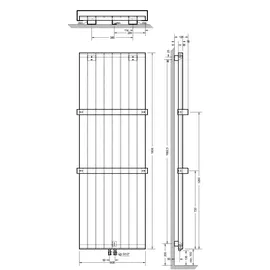 Schulte New York 1070 Watt weiß