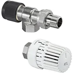 Oventrop Rücklauf-Temperaturbegrenzer-Set 1028364 Rücklauf-Axialventil und Thermostat Uni RTLH