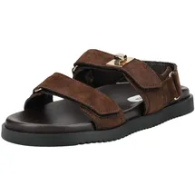 Steve Madden Riemchensandale Damen Dunkelbraun 37