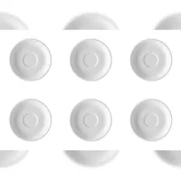 Kaffee-/Tee-Untertasse 14 cm - THOMAS TREND - Dekor Weiß - 6 Stück