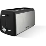 Tornado Toaster Schwarz/Silber