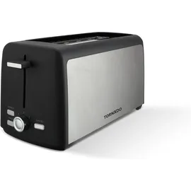 Tornado Toaster Schwarz/Silber