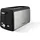 Tornado Toaster Schwarz/Silber