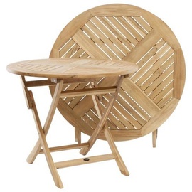 Zebra Technologies Poker Klapptisch Ø 90 x 74 cm natur