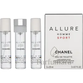 Chanel Allure Homme Sport Eau de Toilette Refill 3 x 20 ml