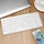 Retoo Tastatur Kabellose Wireless Keyboard mit Tasten, QWERTY Natürliches Tippen, 2,4 GHz, Funkverbindung, Kompatibel mit PC Notebook, Laptop Retoo