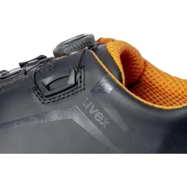 Uvex Sicherheitshalbschuhe S3 HI, HRO SRC uvex 2 MACSOLE® mit BOA® Fit System, uvex xenova® Kunststoffkappe, Weite 11, Größe 51