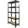 MonsterShop Lagerregal Stahl/MDF 75 cm schwarz