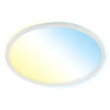 Brilo Briloner LED-Deckenleuchte Slim S 1-flg. quadratisch weiß