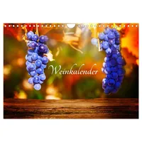 Calvendo Weinkalender (Wandkalender 2026 DIN A4 quer), CALVENDO Monatskalender:
