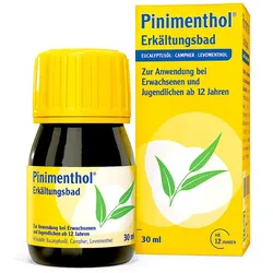 Pinimenthol Erkältungsbad ab 12 Jahre