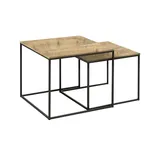 Uno Couchtisch 2er Set Simon ¦ holzfarben ¦ Maße (cm): B: 50 H: 43,5