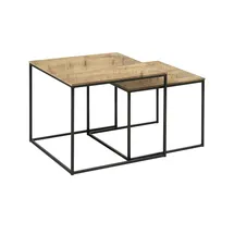 Uno Couchtisch 2er Set Simon ¦ holzfarben ¦ Maße (cm): B: 50 H: 43,5