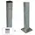 Plus Zaunpfosten 4,5 x 132 cm Silber/Metall