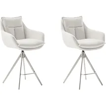 MCA Furniture Bistrostuhl Parker 60 x 98 x 62 cm Weiß