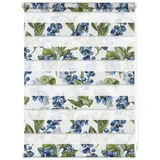 Lichtblick Duo Rollo / Doppelrollo Klemmfix 45 x 150 cm heidelbeere/blau grün