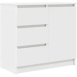 vidaXL Sideboard 71 x 65 x 35 cm Weiß