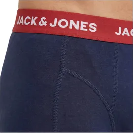 JACK & JONES JACSOLID TRUNKS Blau/Schwarz/Grau S 12er Pack