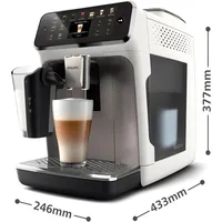 Philips 4400 Series LatteGo EP4443/70 Weiß/Silber