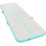 vidaXL Aufblasbares Gymnastik-Kissen mit Pumpe 500x100x10 cm PVC Grün