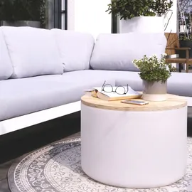 8 seasons DESIGN Shining Elegant Pot 60 x 40 cm Weiß