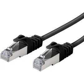 Vivanco S/FTP CAT 8 Netzwerkkabel Schwarz