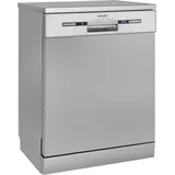 (freistehend, 600 mm breit, Silber)