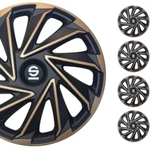 Sparco Varese 14 Zoll 4 Stück Gold/Schwarz