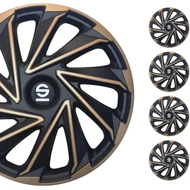 Sparco Varese 14 Zoll 4 Stück Gold/Schwarz