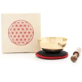 Klangschalen-Center GmbH Klangschalen-Set in Box mini creme mit Blume des Lebens