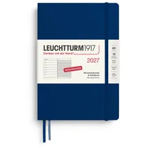 leuchtturm1917 gmbh, am spakenberg 45, 21502 geesthacht, kontakt@leuchtturm1917.com Wochenkalender & Notizbuch Medium A5 Marine 2027