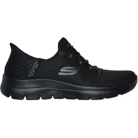 SKECHERS Summits Diamond Dream Damen Weite E Black Mesh/Gunmetal Trim 37,5