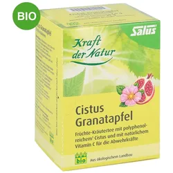 Cistus Granatapfel Tee Kraft der Natur Beutel salus