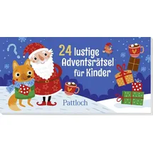 Pattloch Verlag GmbH + Co Adventskalender mit 24 lustigen Rätseln für Kinder