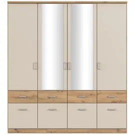 Rauch Kleiderschrank BREMEN, 181 x 199 cm - Champagner by Wohnorama