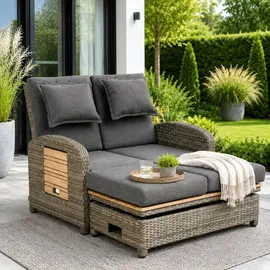Greemotion Bahia Set 7-tlg. Grau/Braun