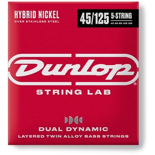 DUNLOP - Bass-Saiten - Hybrid Nickel 45-125