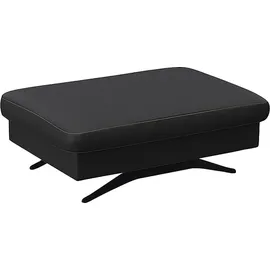 flexlux Pouf »Glow Sitzhocker, Polsterhocker« Hocker mit Stauraum, Fuß schwarz schwarz