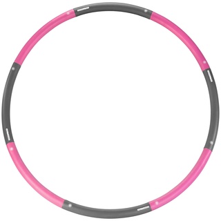 PEARL Sports Fitnessreifen: Hula-Hoop-Reifen mit Schaumstoff-Ummantelung, 1,35-1,8 kg, Ø 73-98 cm (Hulahoop-Reifen Sport, Hula-Hoops-Bauchtrainer, Massage)