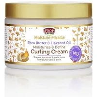 African Pride Moisture Miracle Shea Butter & Flaxseed Oil Moisturize & Define Curling Cream 340 g