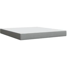 vidaXL Boxspringbett 180 x 200 cm Hellgrau