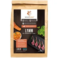 Wildfang® Premium getreidefreies Hundetrockenfutter - Hochwertiges getreidefreies Hundefutter trocken, Protein-Trockenfutter für ausgewachsene Hunde (6 kg, Lamm mit Süßkartoffel & Minze)