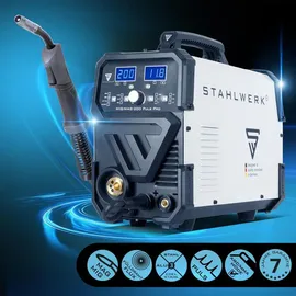STAHLWERK Schutzgas-Schweißgerät MIG MAG 200 Puls Pro
