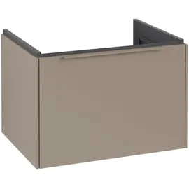 Villeroy & Boch Waschbeckenunterschrank Subway 3.0 1 Auszug 62,2 x 43,2 x 47,8 cm Taupe