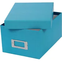 Goldbuch Aufbewahrungsbox Bella Vista mit 8 Registrierkarten türkis