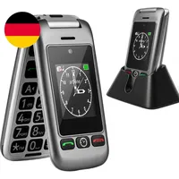 Artfone G6 4G Seniorenhandy Klapphandy Ohne Vertrag,Gsm Großtasten Mobiltelefon
