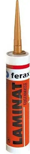 FERAX Laminat Fugenmasse Silikonbasis 310ml Kartusche Eiche hell matt