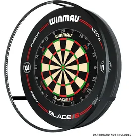 WINMAU Dartboard-Beleuchtung Bundle Plasma + Surround Schwarz 4305