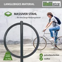Trutzholm Fahrradanlehnbügel 115 x 76 cm Stahl pulverbeschichtet Ø